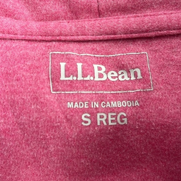 L. L. Bean pink v neck pullover sweater woman’s size small - Picture 2 of 3